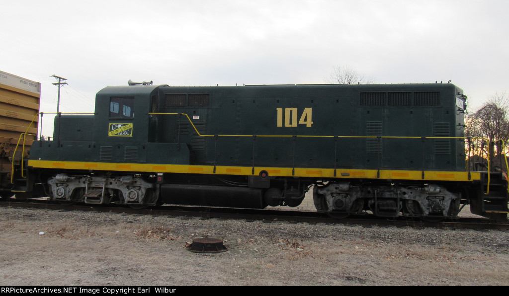 Ohio South Central Railroad (OSCR) 104